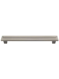 Trocadero Drawer Pull - 6 11/16 inch Center-to-Center in Antique Pewter.